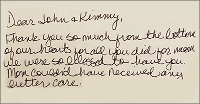thank you letter